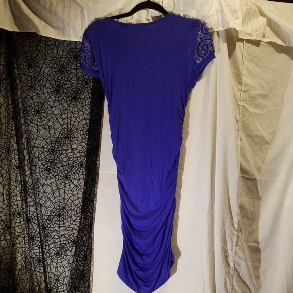 Lovely royal blue dress with sparkly details! - Picture 2 of 8